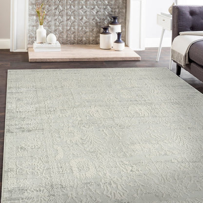 Isabella Performance Blend Area Rug Indoor in Ivory, 7'10" x 9'10"