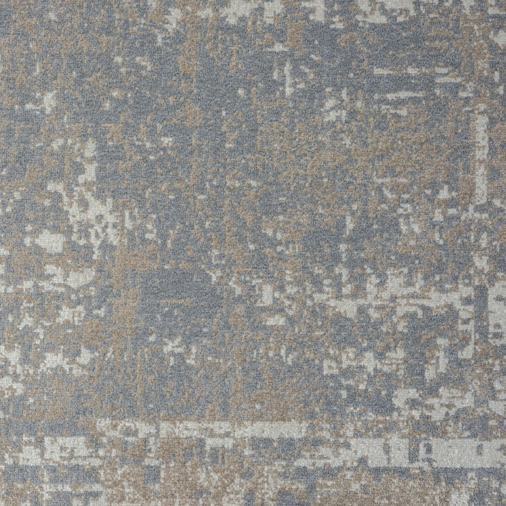 Lanham Durable Performance Area Rug Indoor in Gray/Ivory, 7'9" x 9'9"
