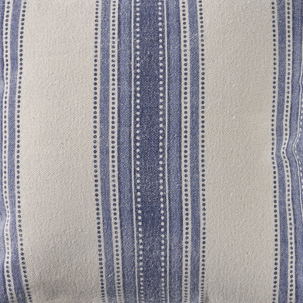 Seashore Cotton Pillow Set of 2 in Blue/White, 18" x 18"