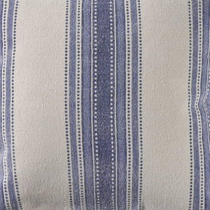 Seashore Cotton Pillow Set of 2 in Blue/White, 18" x 18"