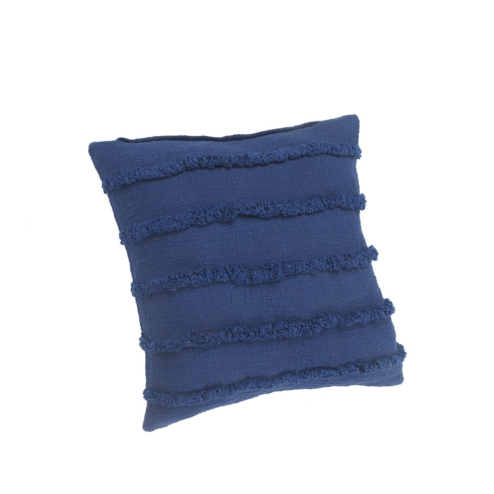 Rory Cotton Pillow Set of 2 in Blue, 20" x 20"