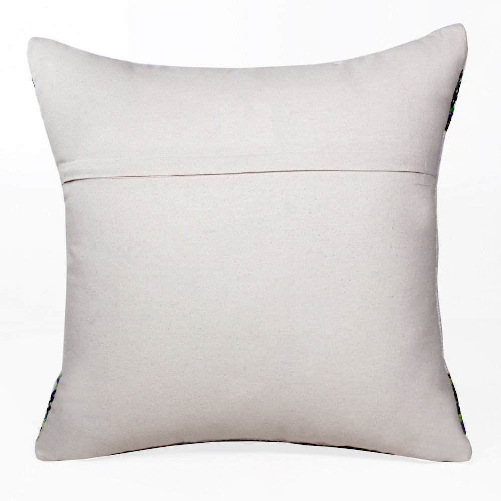 Mindy Cotton Blend Pillow Set of 2 in Green, 20" x 20"
