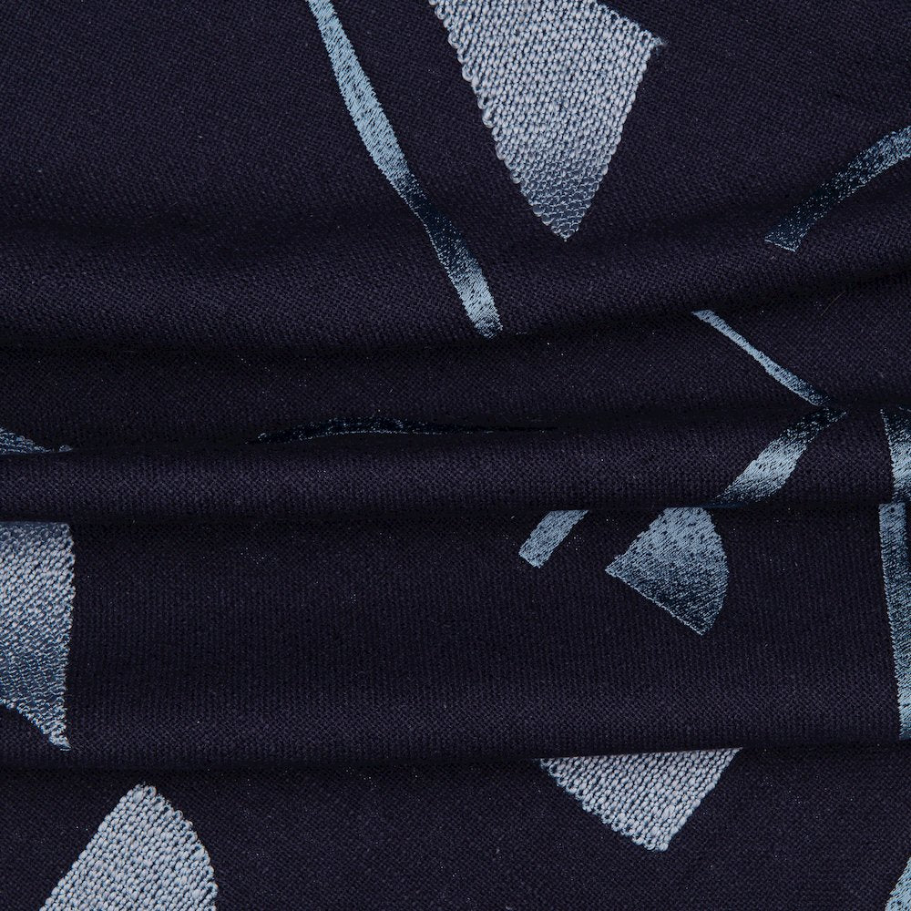 Stacy Garcia  Cotton Blend Poly Filled Pillow in Blue, 20" x 20"