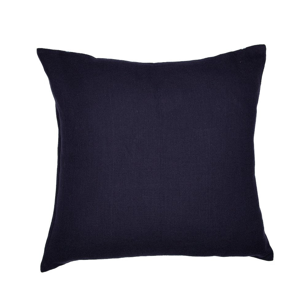 Stacy Garcia  Cotton Blend Poly Filled Pillow in Blue, 20" x 20"
