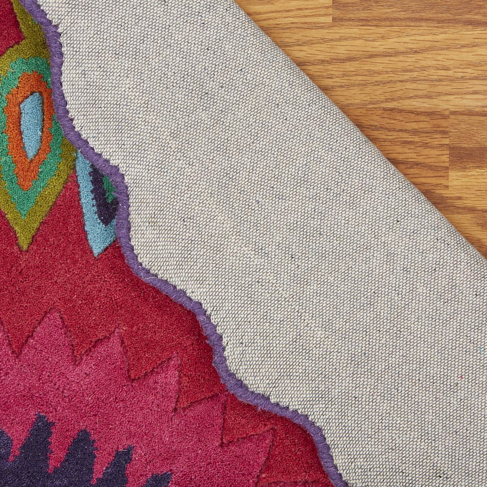 Pink Peacock Indoor Area Rug