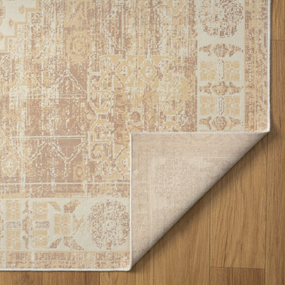 Aria Durable Performance Area Rug Indoor in Beige, 7'10" x 9'10"
