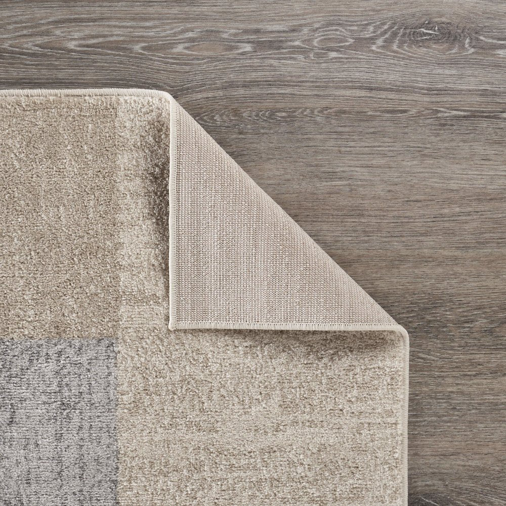Dune Durable Performance Area Rug Indoor in Beige/Blue, 7'9" x 9'5"
