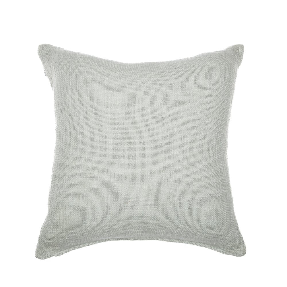 Stacy Garcia  Cotton Blend Poly Filled Pillow in Blue/Ivory, 24" x 24"