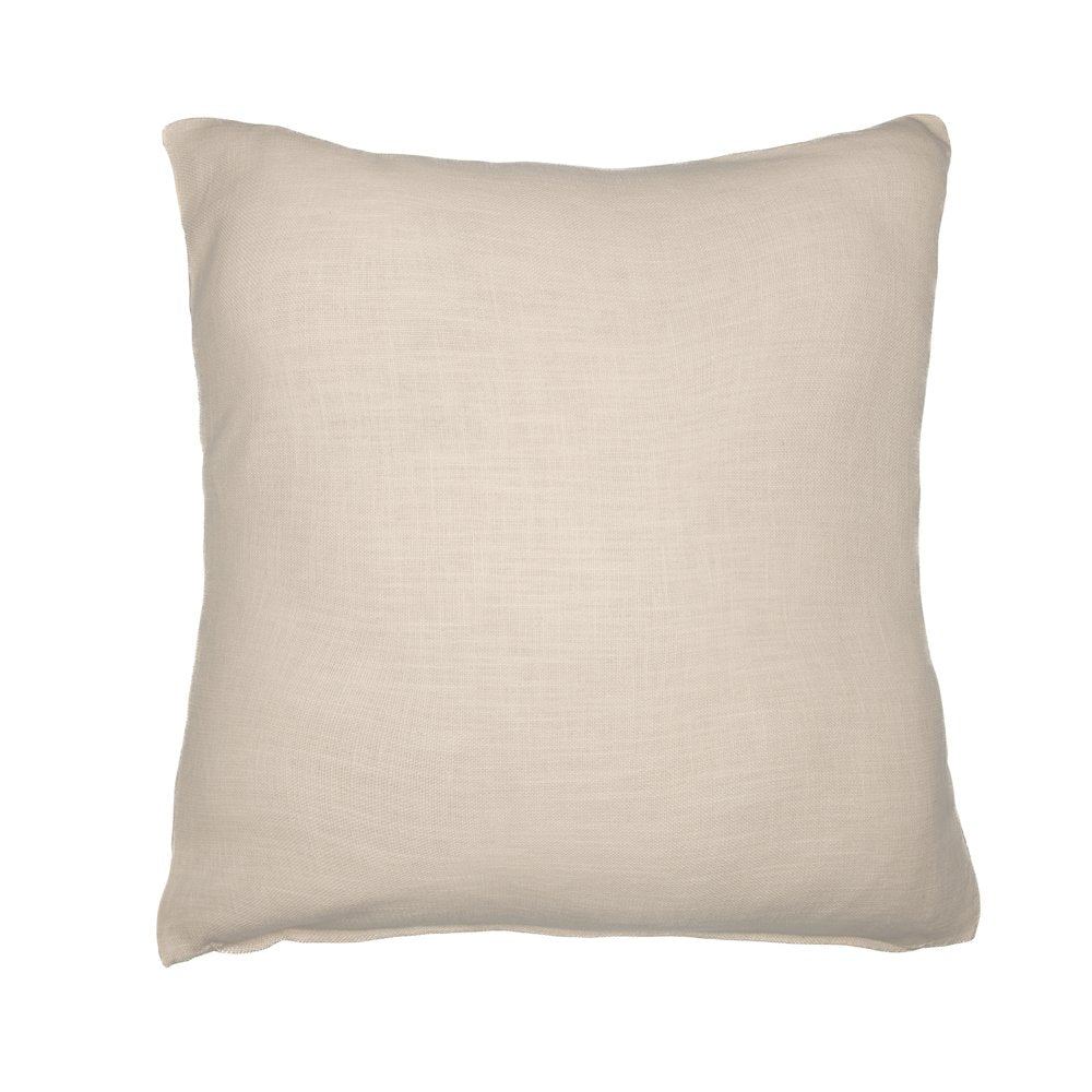 Stacy Garcia  Cotton Blend Poly Filled Pillow in Ivory/Blue, 24" x 24"