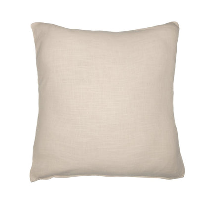 Stacy Garcia  Cotton Blend Poly Filled Pillow in Ivory/Blue, 24" x 24"
