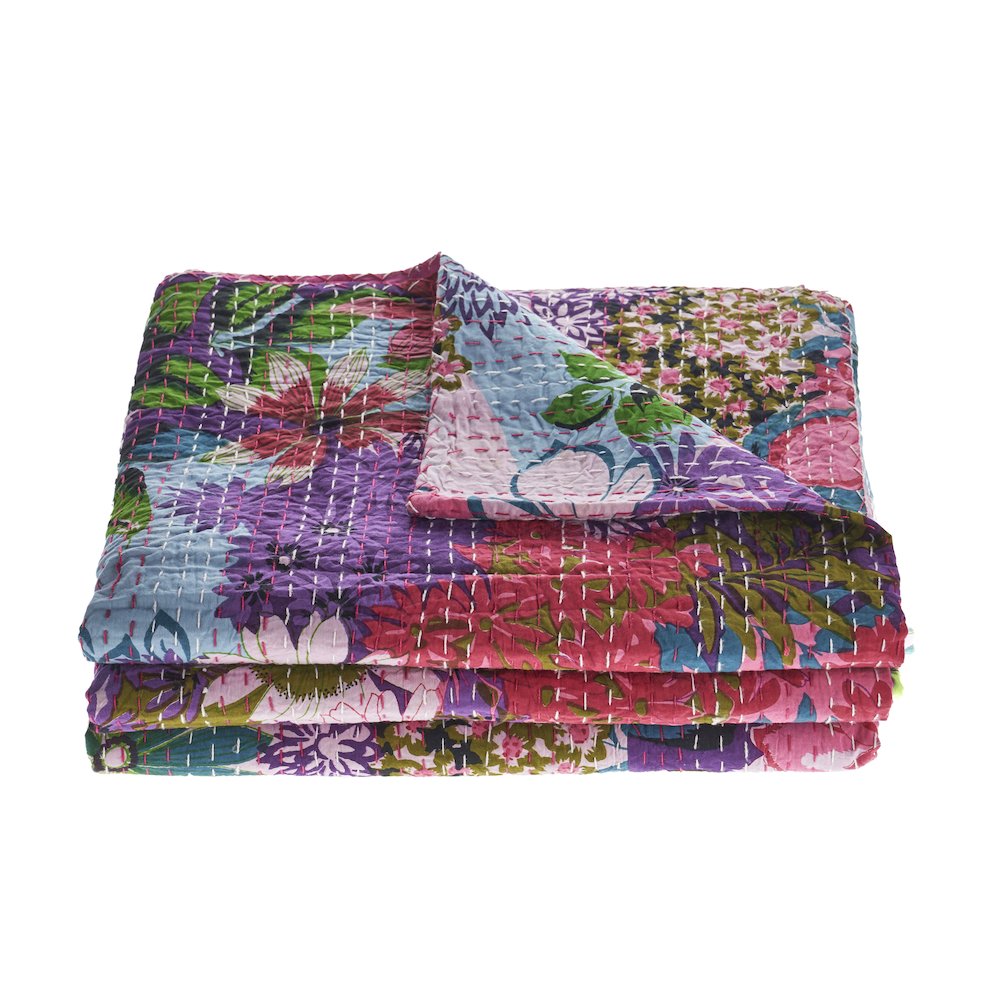 Coverlet Cotton in Red 92" x 96"