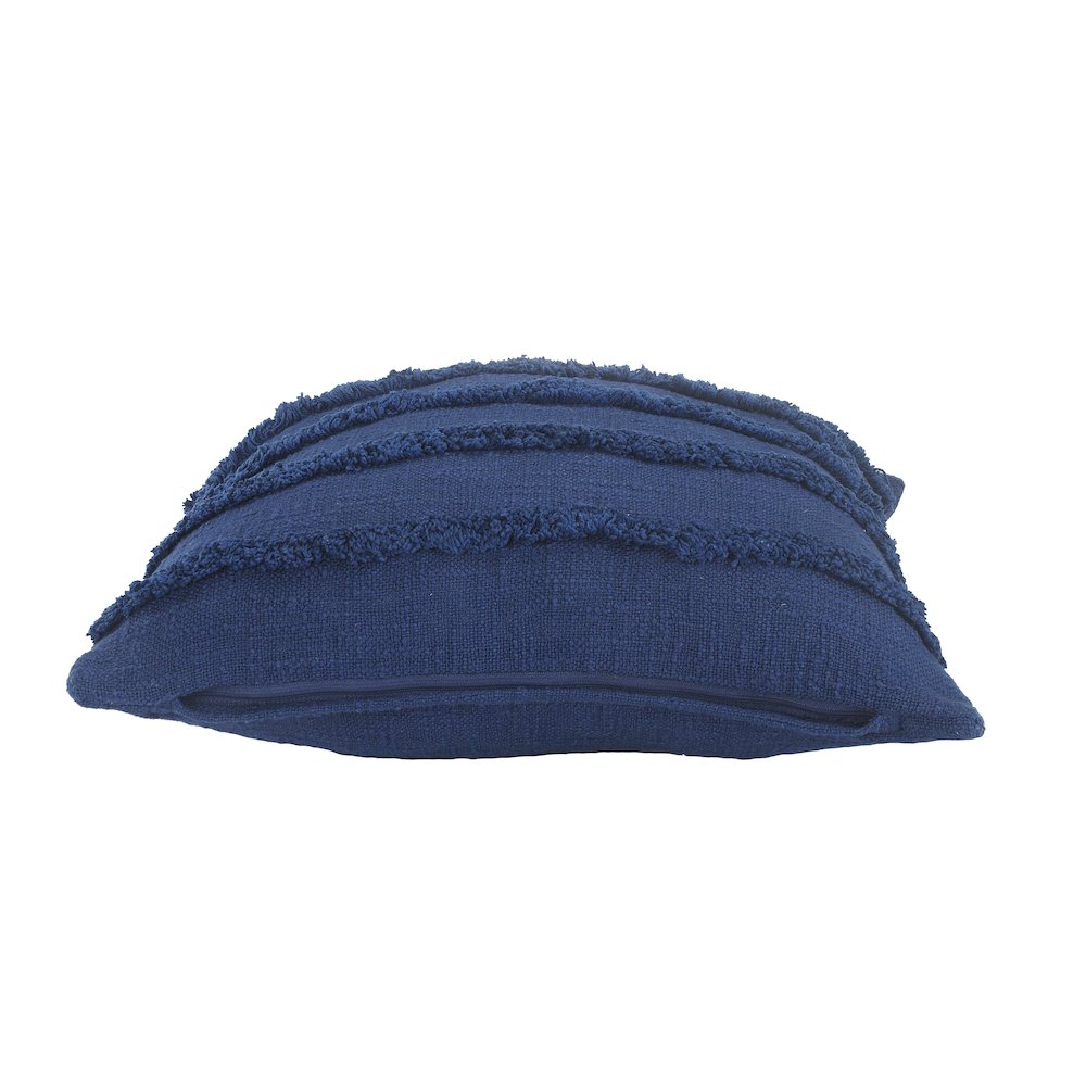 Rory Cotton Pillow Set of 2 in Blue, 20" x 20"