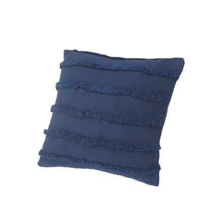 Rory Cotton Pillow Set of 2 in Blue, 20" x 20"