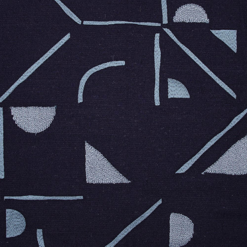 Stacy Garcia  Cotton Blend Poly Filled Pillow in Blue, 20" x 20"