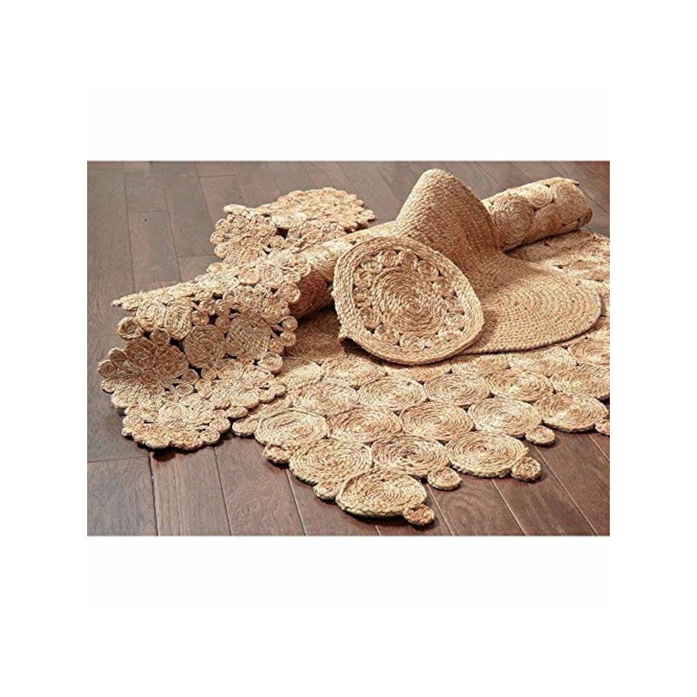 Sunshine Braided Jute Placemats, Set of Two