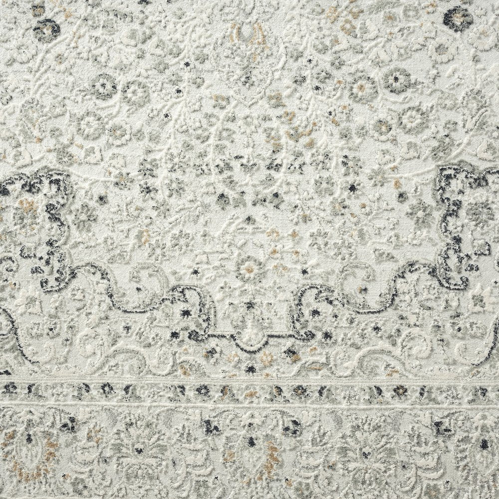 Isabella Performance Blend Area Rug Indoor in Gray, 7'10" x 9'10"