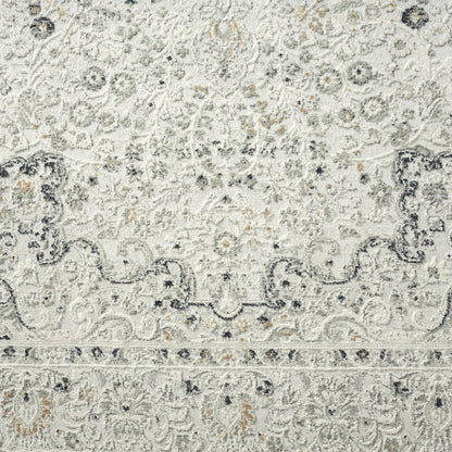 Isabella Performance Blend Area Rug Indoor in Gray, 7'10" x 9'10"
