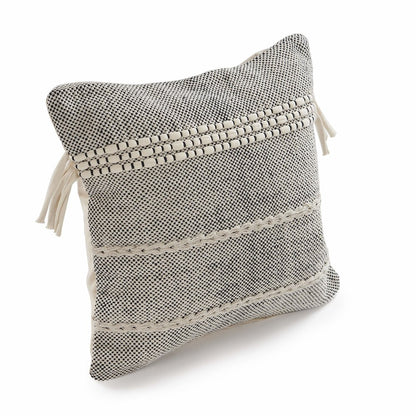 Handwoven Cottage Throw Pillow