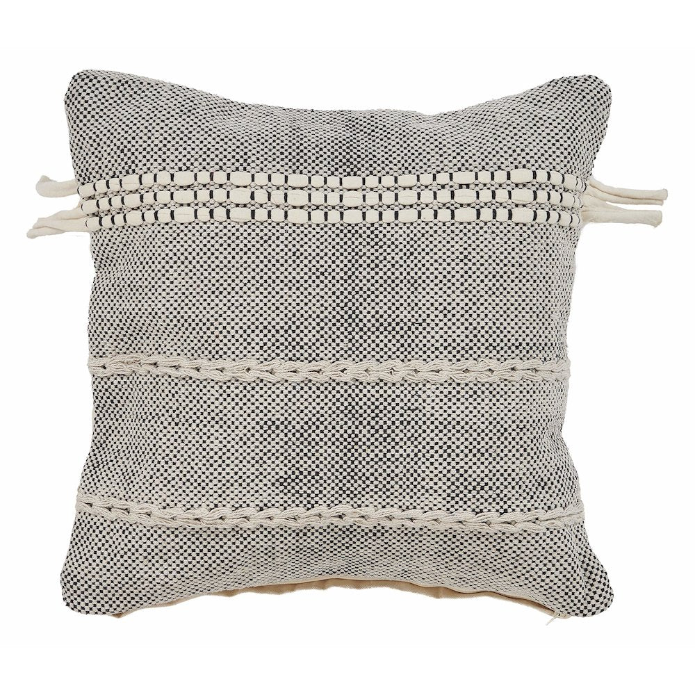 Handwoven Cottage Throw Pillow