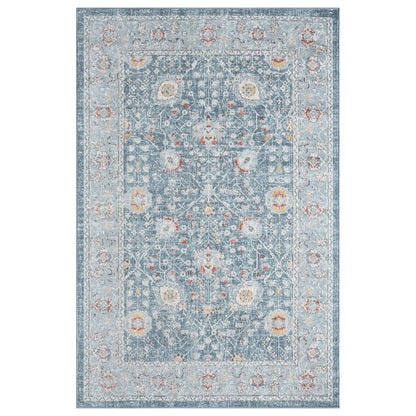 Antiquity Durable Performance Area Rug Outdoor in Blue, 2' x 4'