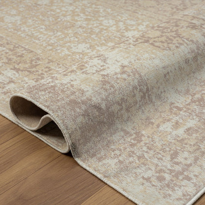 Aria Durable Performance Area Rug Indoor in Beige, 2' x 5'