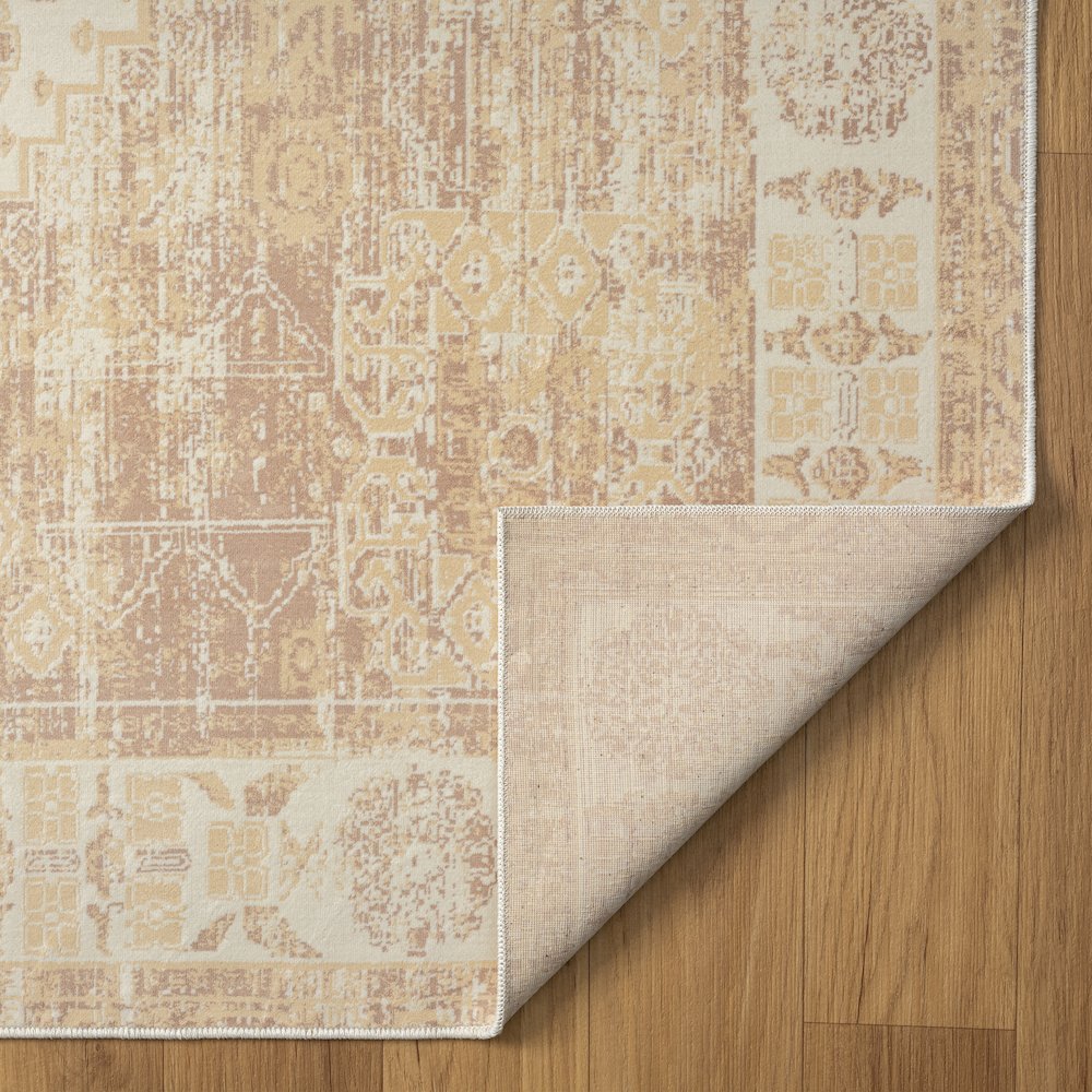 Aria Durable Performance Area Rug Indoor in Beige, 2' x 5'