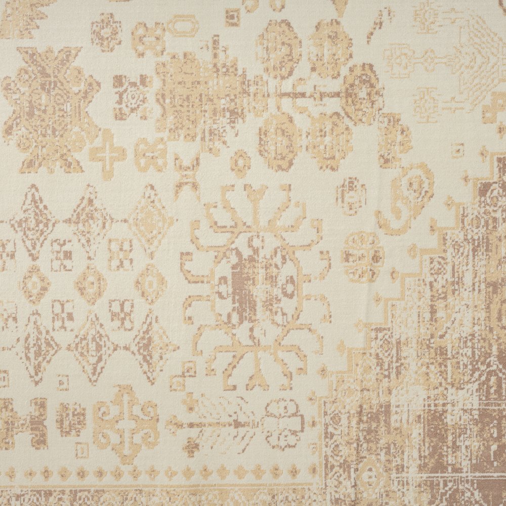 Aria Durable Performance Area Rug Indoor in Beige, 2' x 5'