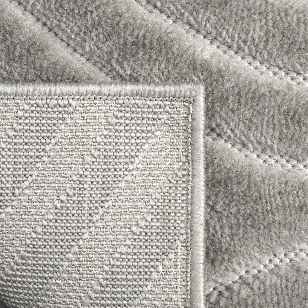 Atlas Durable Performance Area Rug Outdoor in Gray, 5' x 7'