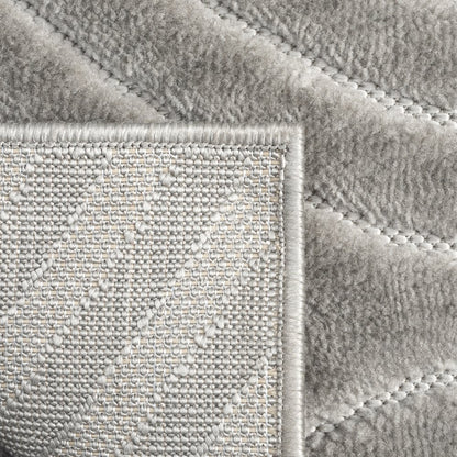 Atlas Durable Performance Area Rug Outdoor in Gray, 5' x 7'