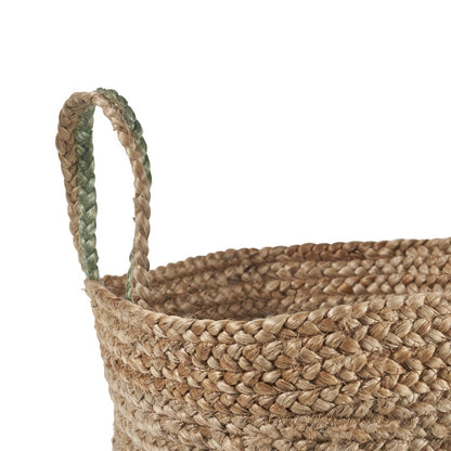 Baskets Jute Indoor Basket in Tan, 17" x 17" x 15"