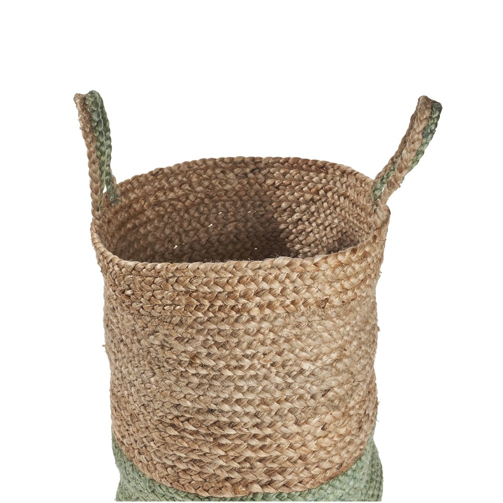 Baskets Jute Indoor Basket in Tan, 17" x 17" x 15"