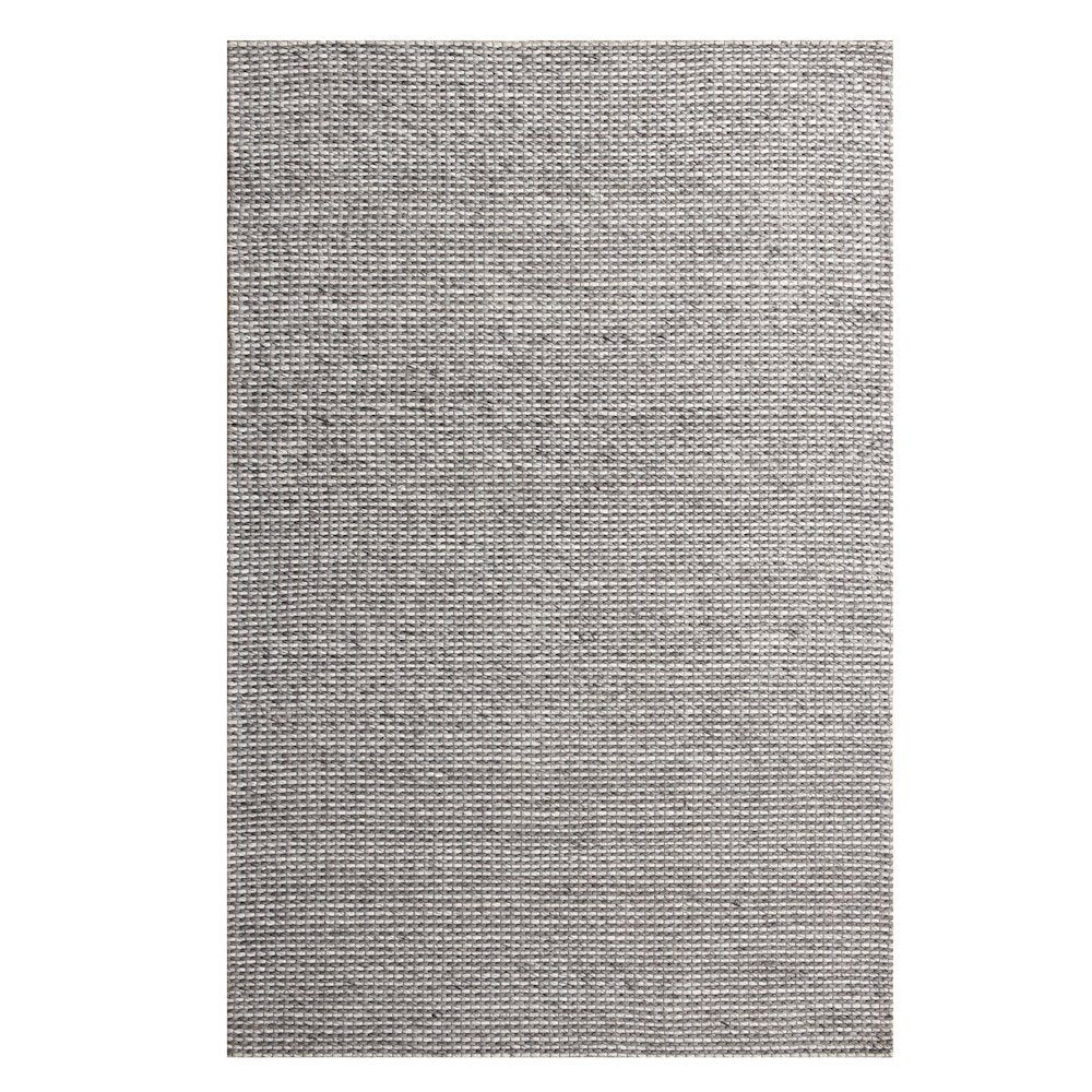 Bergen Wool Blend Area Rug Indoor in Gray/Silver, 2' x 3'