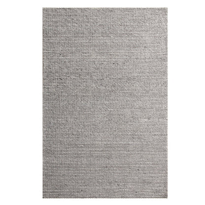 Bergen Wool Blend Area Rug Indoor in Gray/Silver, 2' x 3'