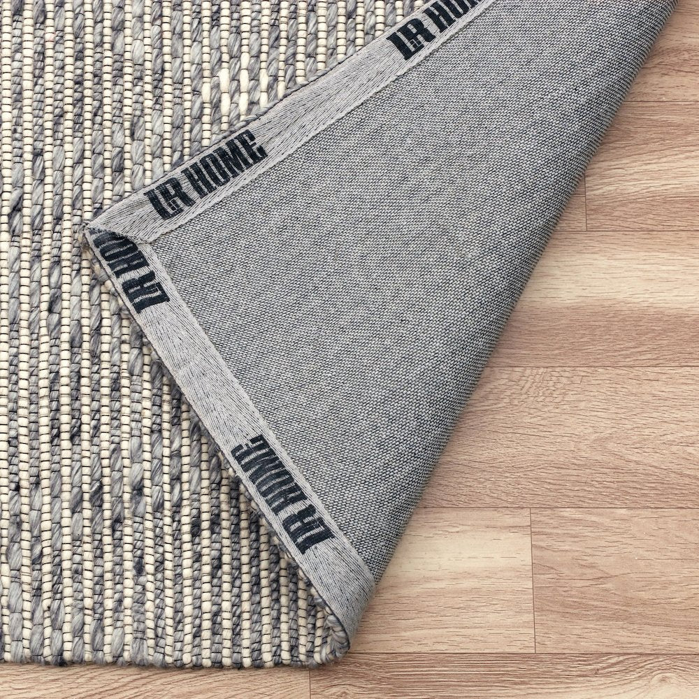 Bergen Wool Blend Area Rug Indoor in Blue/Gray, 2' x 3'