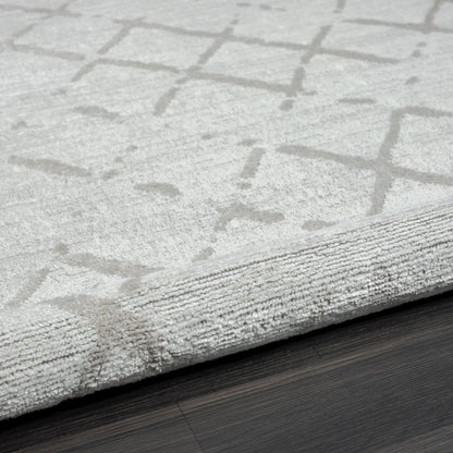 Calgary Durable Performance Area Rug Indoor in Cream/Gray, 5' x 7'