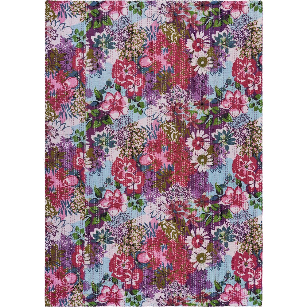 Coverlet Cotton in Red 86" x 91"