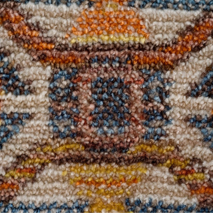 Holi Durable Performance Area Rug Indoor in Brown/Yellow, 2' x 3'