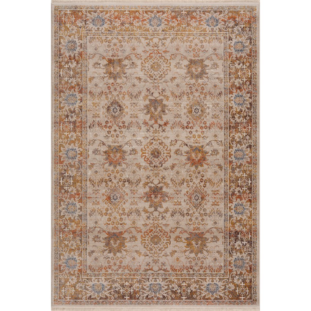 Holi Durable Performance Area Rug Indoor in Ivory/Beige, 2' x 3'