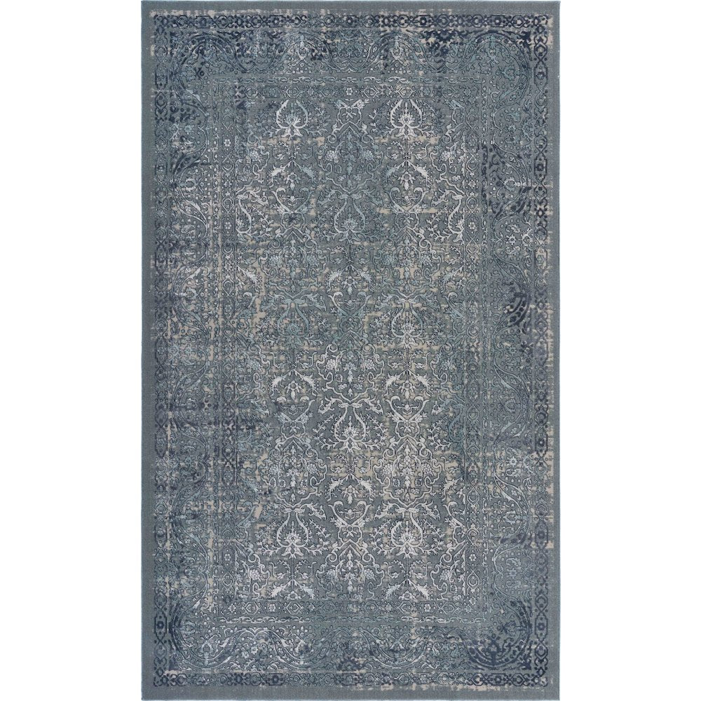 Imagine Durable Performance Area Rug Indoor in Blue/Blue, 7'9" x 10'9"