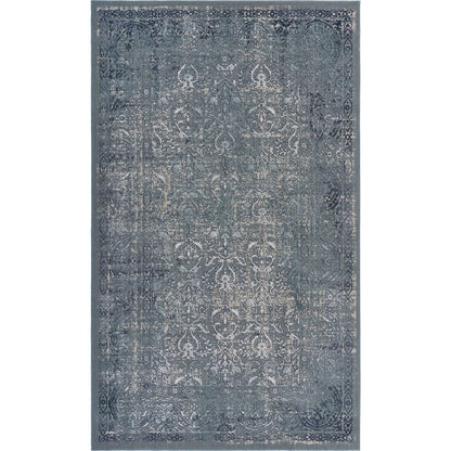 Imagine Durable Performance Area Rug Indoor in Blue/Blue, 7'9" x 10'9"