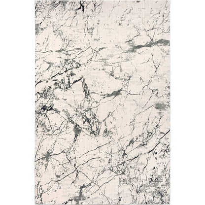 Imagine Durable Performance Area Rug Indoor in Ivory/Gray, 1'10" x 3'