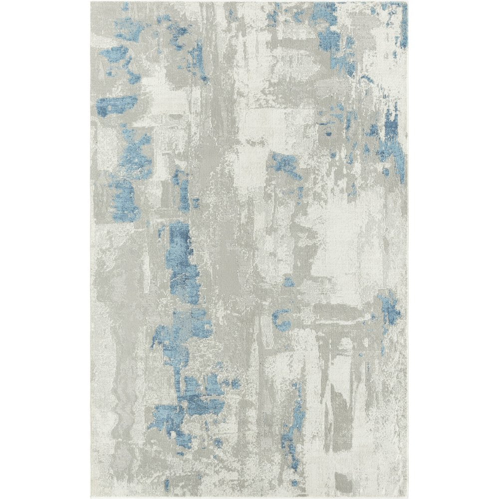 Isabella Performance Blend Area Rug Indoor in Gray/Blue, 2' x 3'