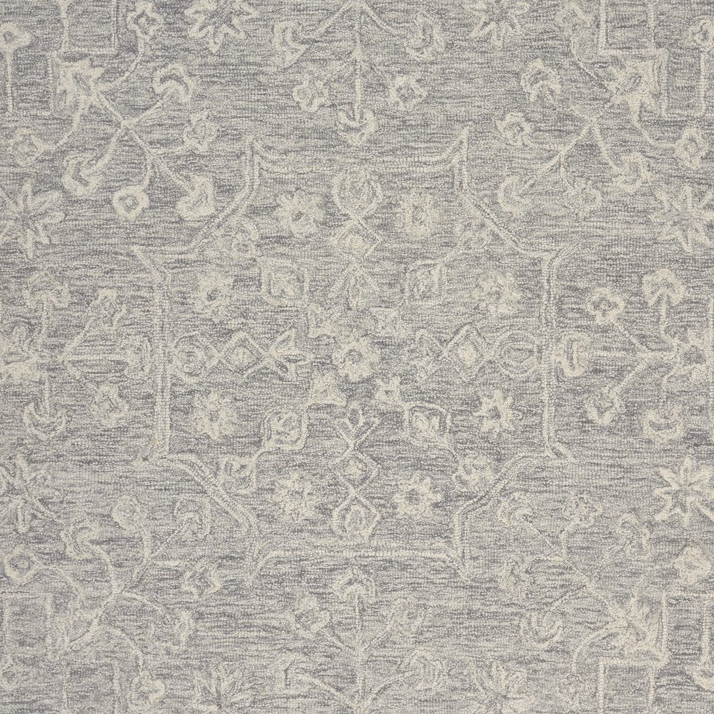 Juniper Wool Area Rug Indoor in Silver/Gray, 3' x 5'