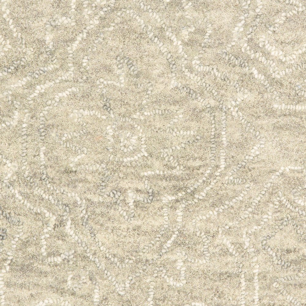 Karma Wool Area Rug Indoor in Gray, 9' x 12'