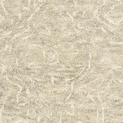Karma Wool Area Rug Indoor in Gray, 9' x 12'