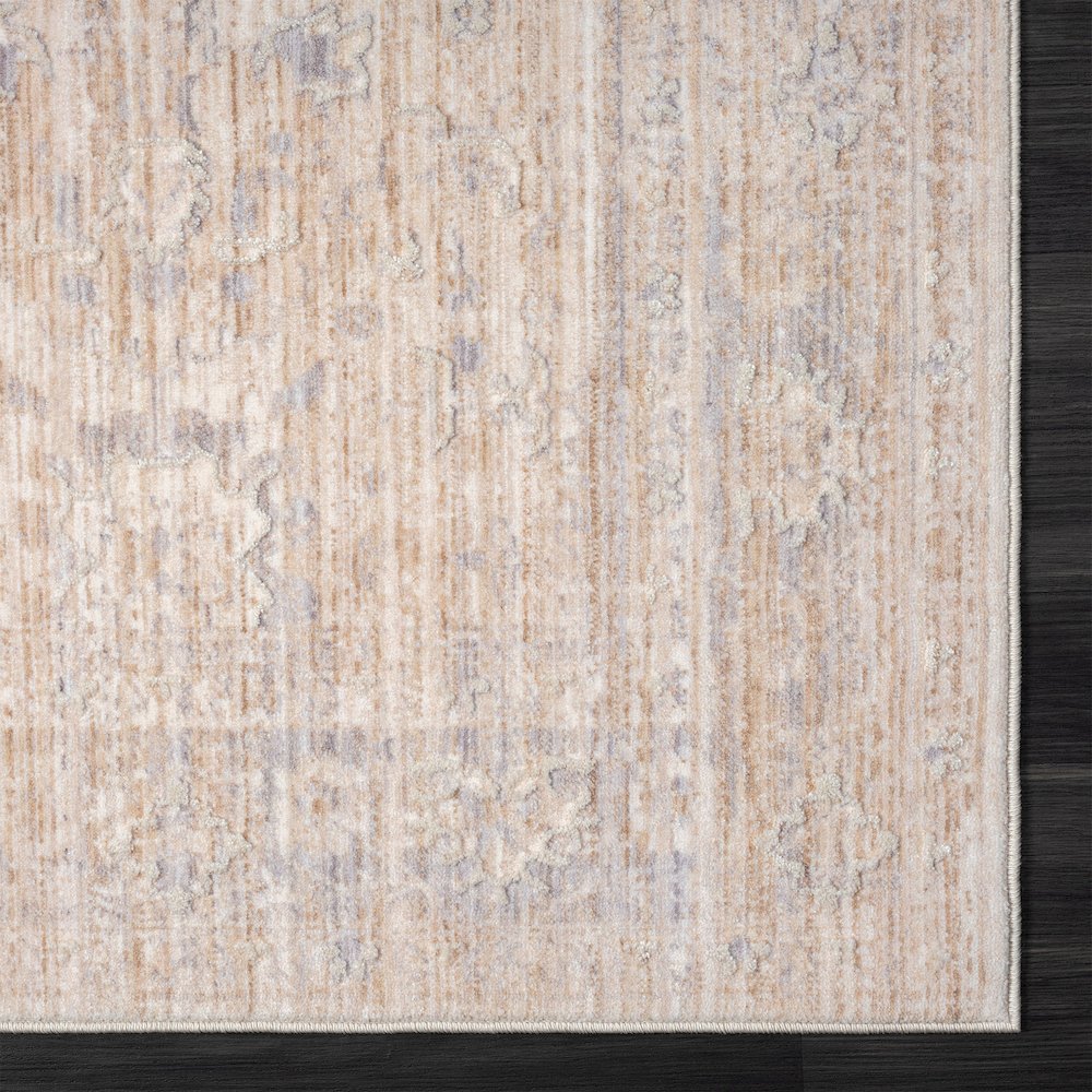 Lancaster Performance Blend Area Rug Indoor in Gray/Beige, 4' X 6'