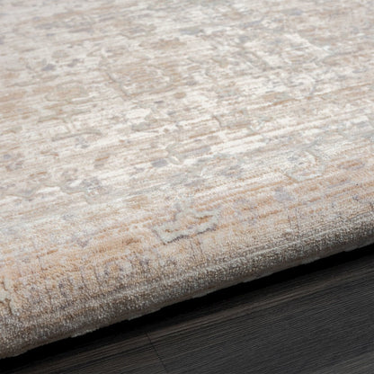 Lancaster Performance Blend Area Rug Indoor in Gray/Beige, 4' X 6'