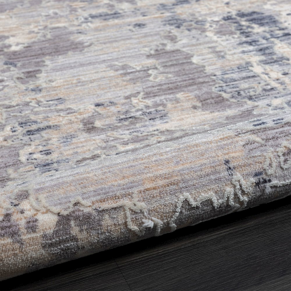 Lancaster Performance Blend Area Rug Indoor in Gray/Blue, 4' X 6'