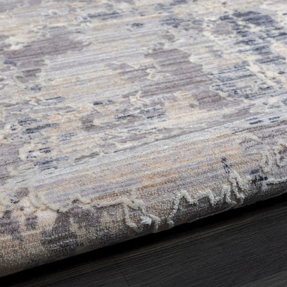 Lancaster Performance Blend Area Rug Indoor in Gray/Blue, 4' X 6'