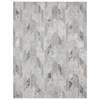 Michelle Durable Performance Area Rug Indoor in Blue/Cream, 1'10" x 3'